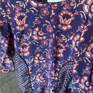 Veronica Beard Floral Silk blouse -